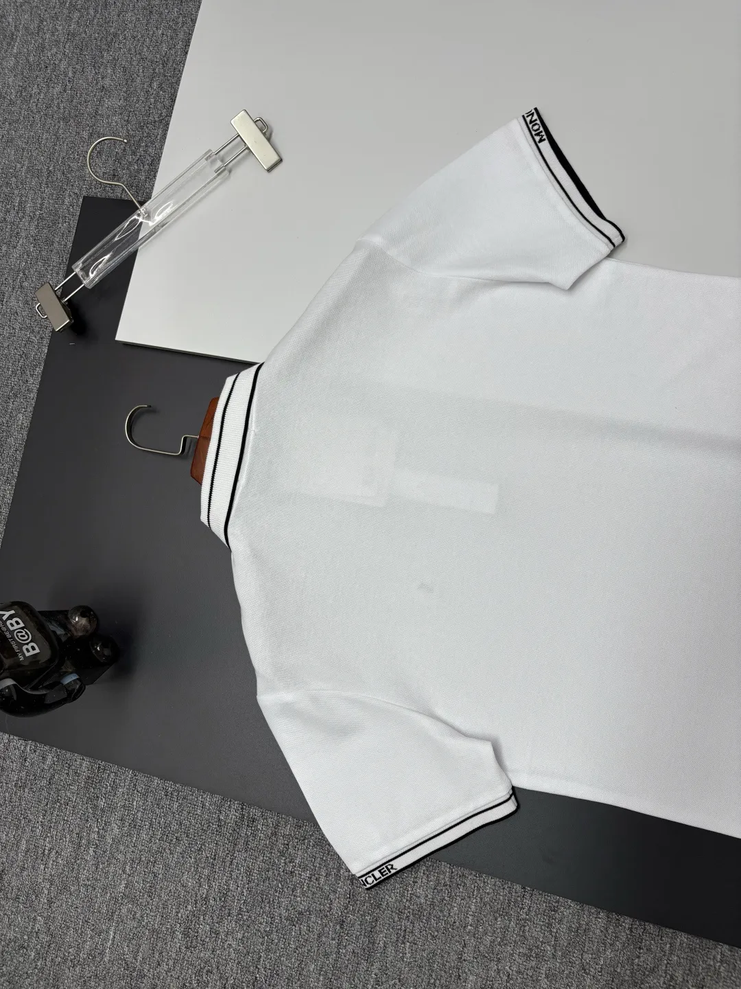 MONCLER LOGO New Arrival Polo Same Style 210 ， Factory New Arrival Versatile : Black White Red Khaki Size：M-3XL